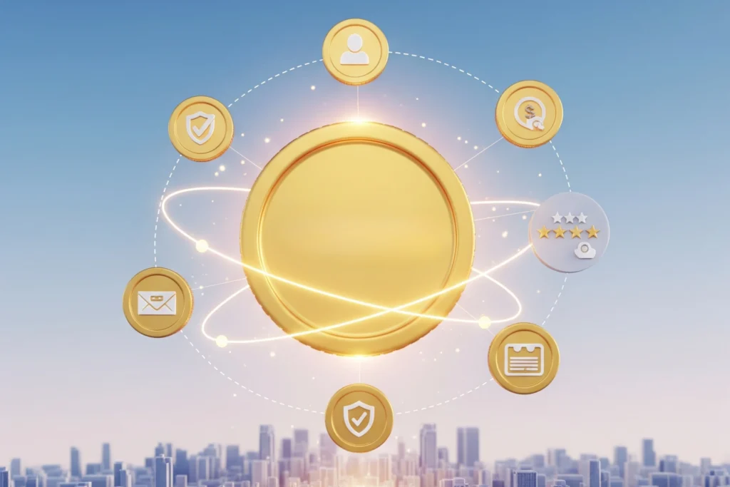 Imagen que ilustra cómo la confianza impulsa el éxito en el eCommerce, con iconos o metáforas visuales de transacciones seguras y credibilidad en línea.